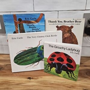 Eric Carle Paperback Board Books Bundle Lot